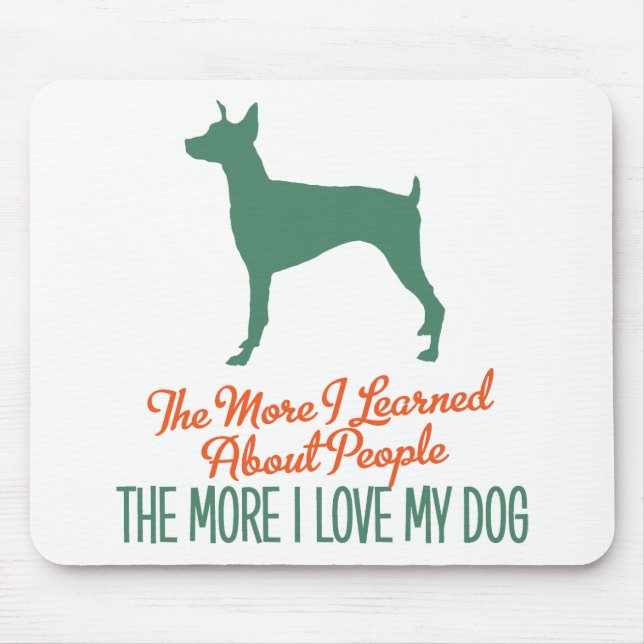 Alfombrilla De Ratón Pinscher del Doberman (Frente)