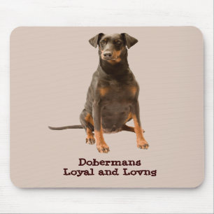 Alfombrilla De Ratón Pinscher Mousepad del Doberman