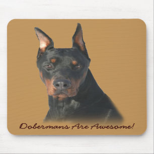 Alfombrilla De Ratón Pinscher Mousepad impresionante del Doberman