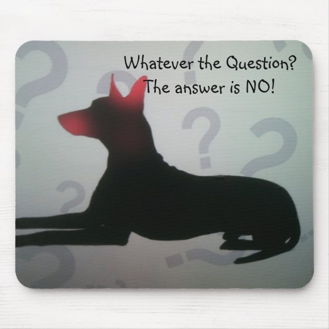 ALFOMBRILLA DE RATÓN PINSCHER PROBLEM MOUSEPAD (Frente)