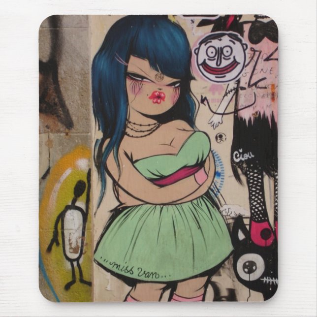 Alfombrilla De Ratón "Pintada" Mousepad (Frente)