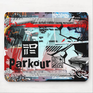 Alfombrilla De Ratón pintada Parkour