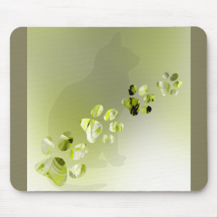 Alfombrilla De Ratón Pintas de gato, perro, pipa para amantes de mascot