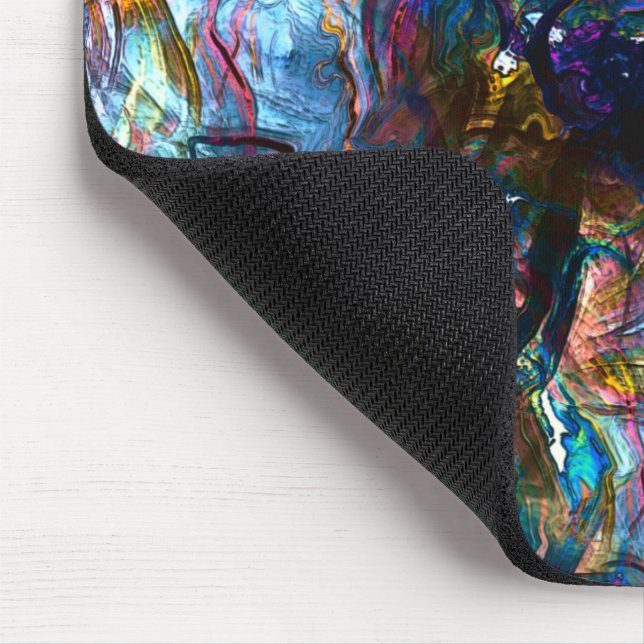 Alfombrilla De Ratón 'Pintas pesadas' manchadas que se superponen en co (Esquina)