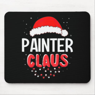 Alfombrilla De Ratón Pintor Papá Noel Disfraz Navideño a Juego