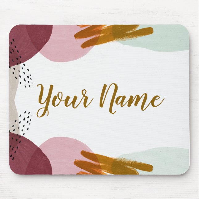 Alfombrilla De Ratón Pintura abstracta (Frente)