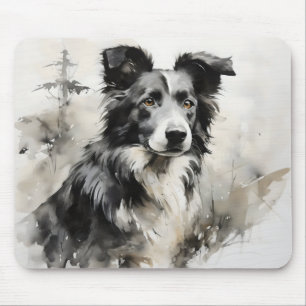 Alfombrilla De Ratón Pintura con tinta de la naturaleza del perro