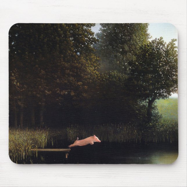 Alfombrilla De Ratón Pintura de cerdo de Kohler (Frente)