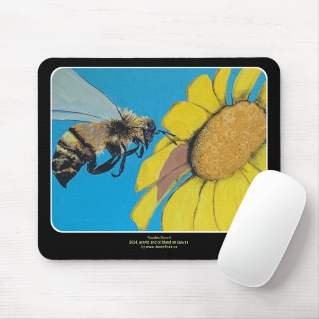 Alfombrilla De Ratón Pintura de "danza del jardín" en un (Con ratón)