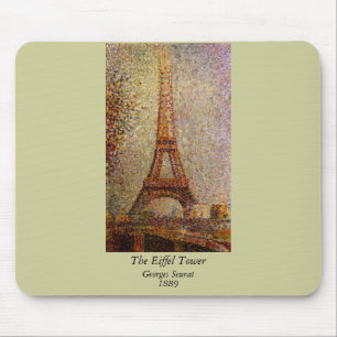 Alfombrilla De Ratón Pintura de Georges Seurat: La Torre Eiffel (1889)