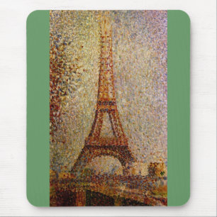 Alfombrilla De Ratón Pintura de Georges Seurat: La Torre Eiffel (1889)