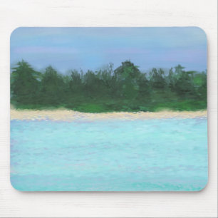 Alfombrilla De Ratón Pintura de Isla