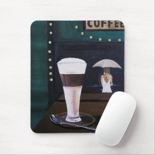 Alfombrilla De Ratón Pintura de Latte Macchiato por Alfred Fox