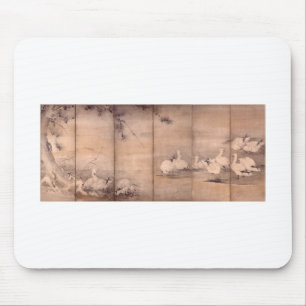 Alfombrilla De Ratón Pintura de Miyamoto Musashi, C. 1600's