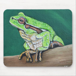 Alfombrilla De Ratón Pintura de rana arborícola