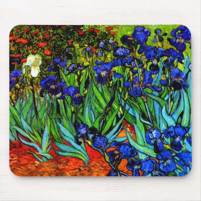Alfombrilla De Ratón Pintura de Van Gogh, irlandeses, (Frente)