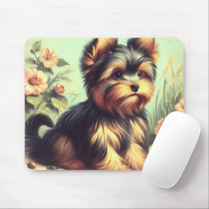Alfombrilla De Ratón Pintura de Yorkshire Terrier