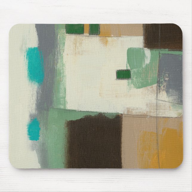 Alfombrilla De Ratón Pintura expresionista con pincel fuerte (Frente)