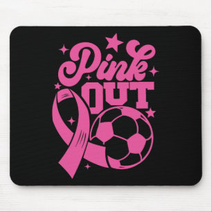 Alfombrilla De Ratón Pintura Exterior Kick For A Cure Fútbol Cáncer De