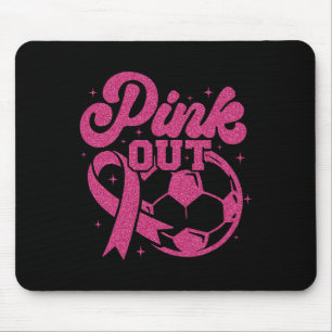 Alfombrilla De Ratón Pintura Exterior Kick For A Cure Fútbol Cáncer De