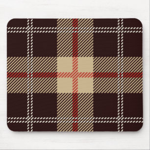 Alfombrilla De Ratón Pintura geométrica escocesa de estilo paternal