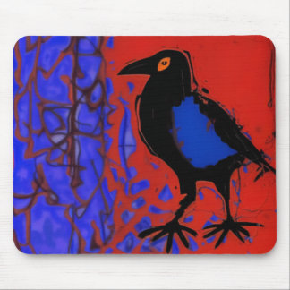 Alfombrilla De Ratón Pintura raven negra