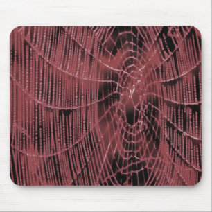 Alfombrilla De Ratón Pintura Resumen De Una Magenta Red De Cobardes Ros