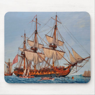 Alfombrilla De Ratón Pintura revolucionaria de la Confederación Frigate