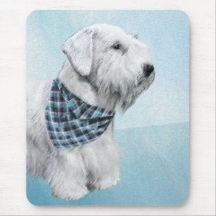 Alfombrilla De Ratón Pintura Sealyham Terrier - Arte Perro Original.
