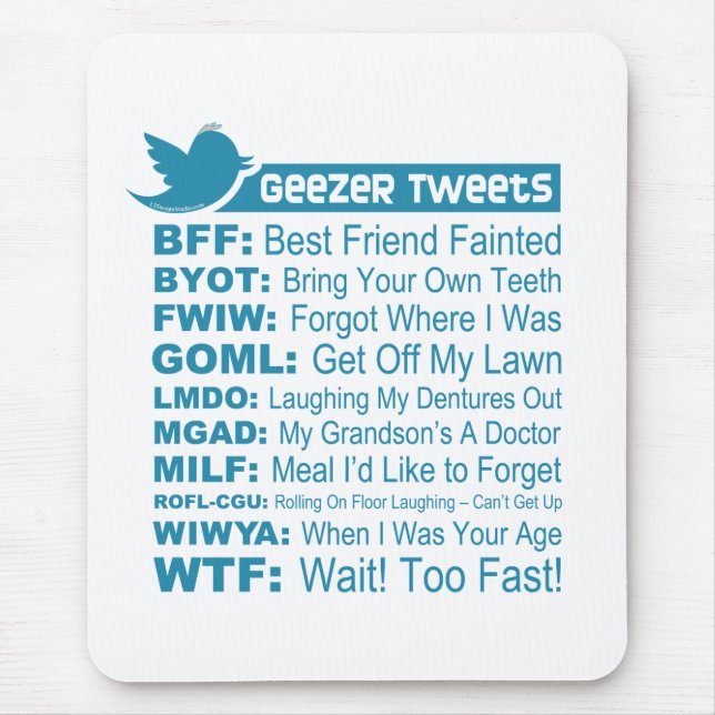 Alfombrilla De Ratón Píos del Geezer - Mousepad (Frente)