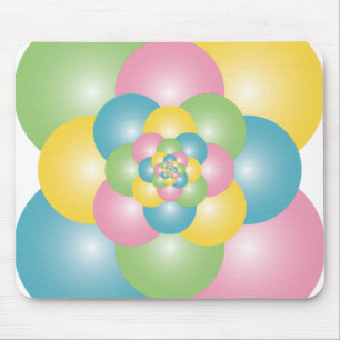 Alfombrilla De Ratón Pirámide de globos coloridos