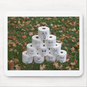 Alfombrilla De Ratón Pirámide de papel higiénico