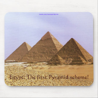 Alfombrilla De Ratón Pirámides egipcias en Giza Business Humor Mousepad