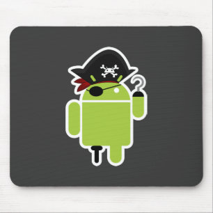 Alfombrilla De Ratón Pirata androide