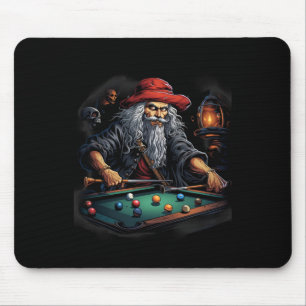 Alfombrilla De Ratón Pirata Billiards Pool Jugador Buccaneer Deportes