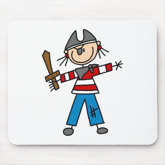 Alfombrilla De Ratón Pirata con la espada Mousepad (Frente)