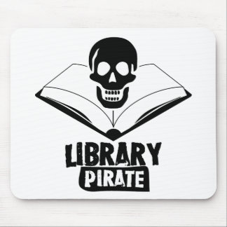 Alfombrilla De Ratón Pirata de la biblioteca