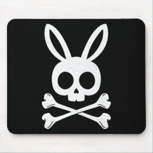 Alfombrilla De Ratón Pirata divertido de Pascua Jolly Roger conejo cala