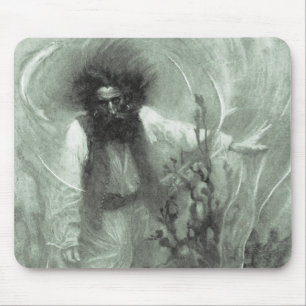 Alfombrilla De Ratón Piratas antiguos, Capitán Goldsack por Howard Pyle