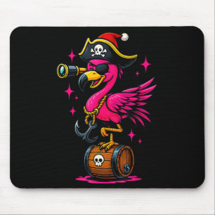 Alfombrilla De Ratón Pirate Flamingo Adventure Map Jolly Roger Hallowee
