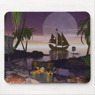 Alfombrilla De Ratón Pirate Island Mousepad