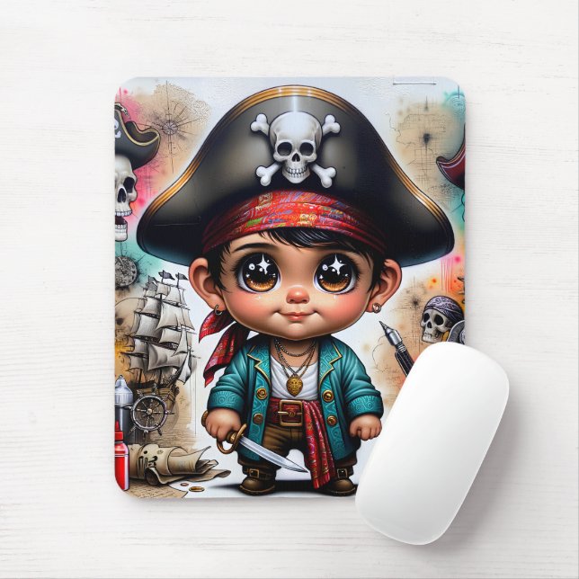 Alfombrilla De Ratón Pirate Mousepad (Con ratón)