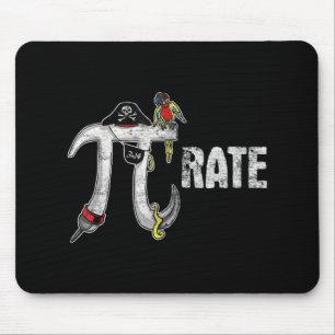 Alfombrilla De Ratón Pirate Pi Day Pirate Lover Fun Pi Day Tee