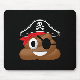 Alfombrilla De Ratón Pirate Poop Funny Halloween