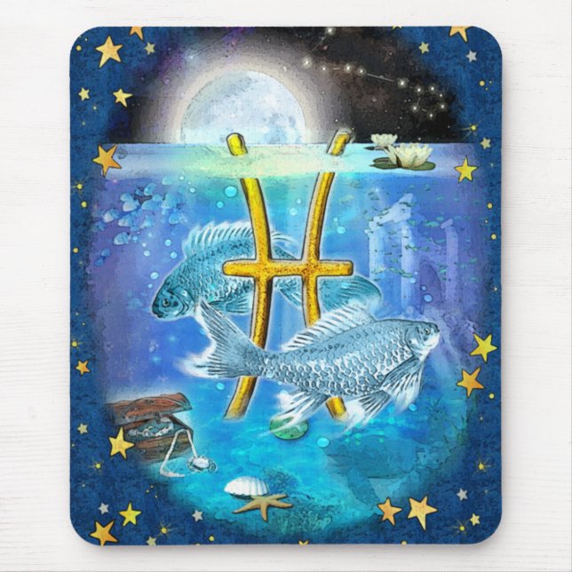 Alfombrilla De Ratón Pisces (Frente)