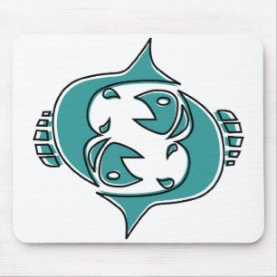 Alfombrilla De Ratón pisces de odd-Rex