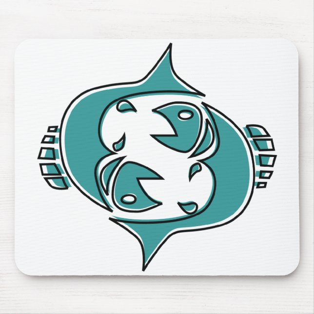 Alfombrilla De Ratón pisces de odd-Rex (Frente)
