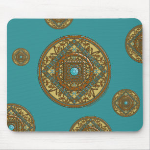Alfombrilla De Ratón Pisces Mandala Mousepad