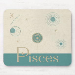 Alfombrilla De Ratón Pisces Zodiac Mousepad