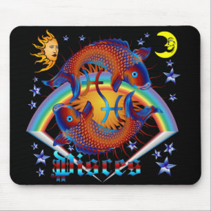 Alfombrilla De Ratón Pisces-Zodiac-V-1